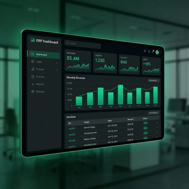 LanddonERP Dashboard